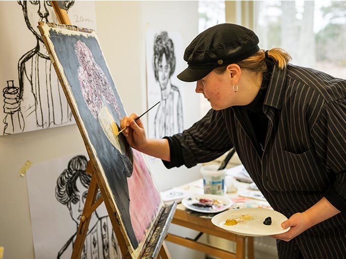 Konstlinjen - M�leri & Keramik